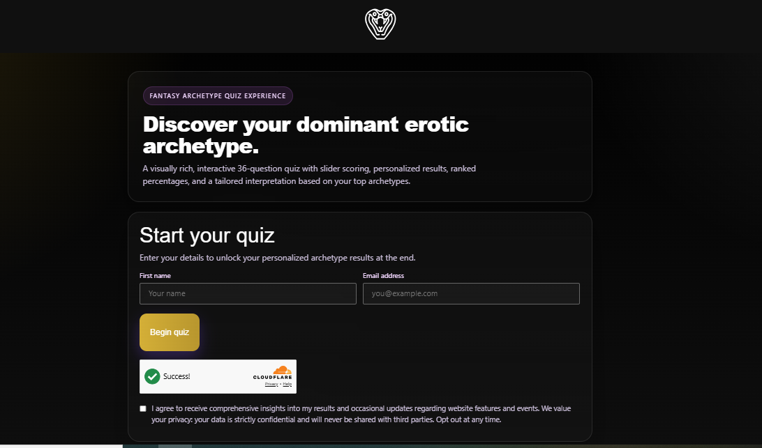 Tantra Love Coach quiz intro